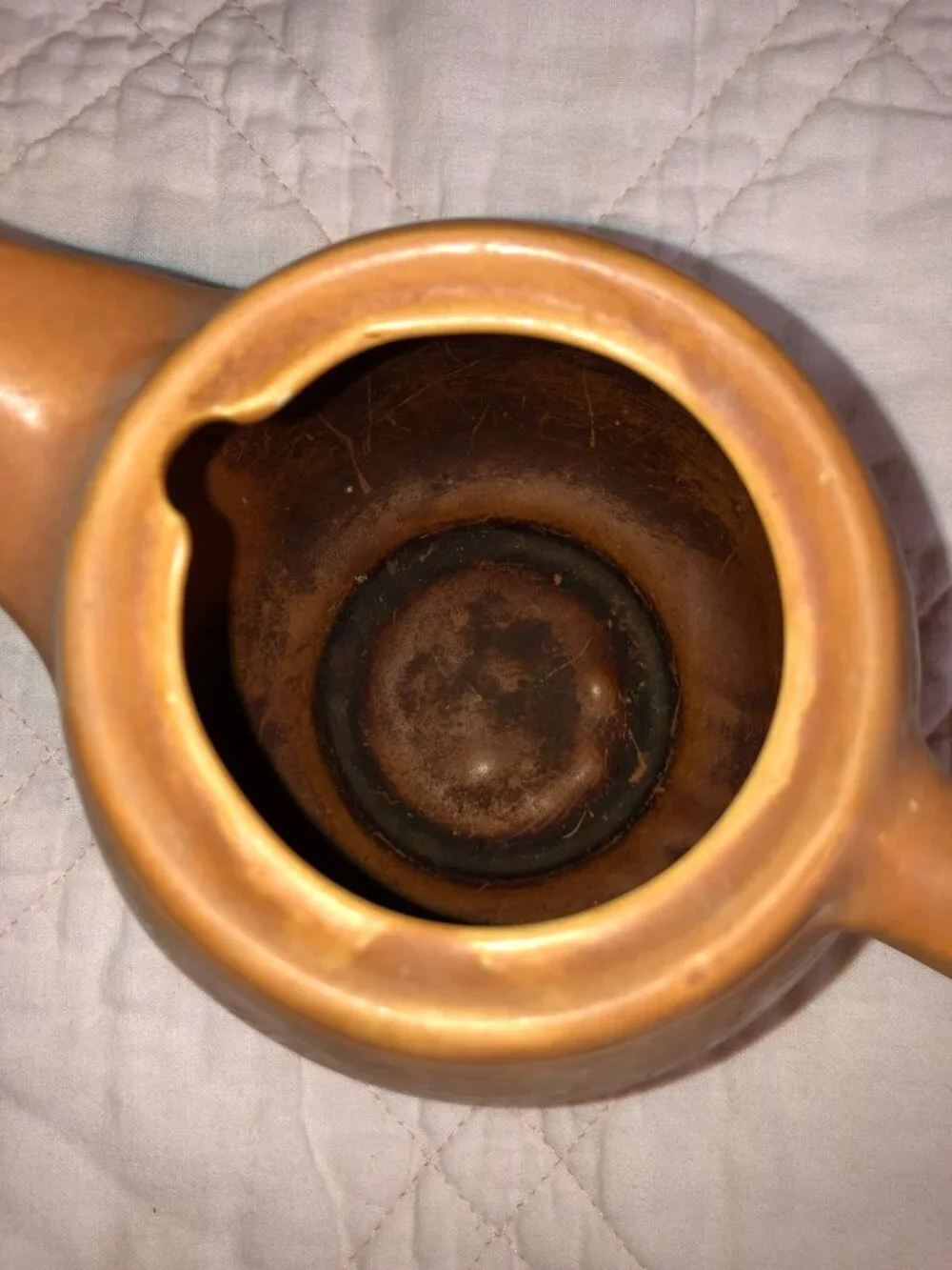 The Tao of Tea Brown Ceramic Teapot